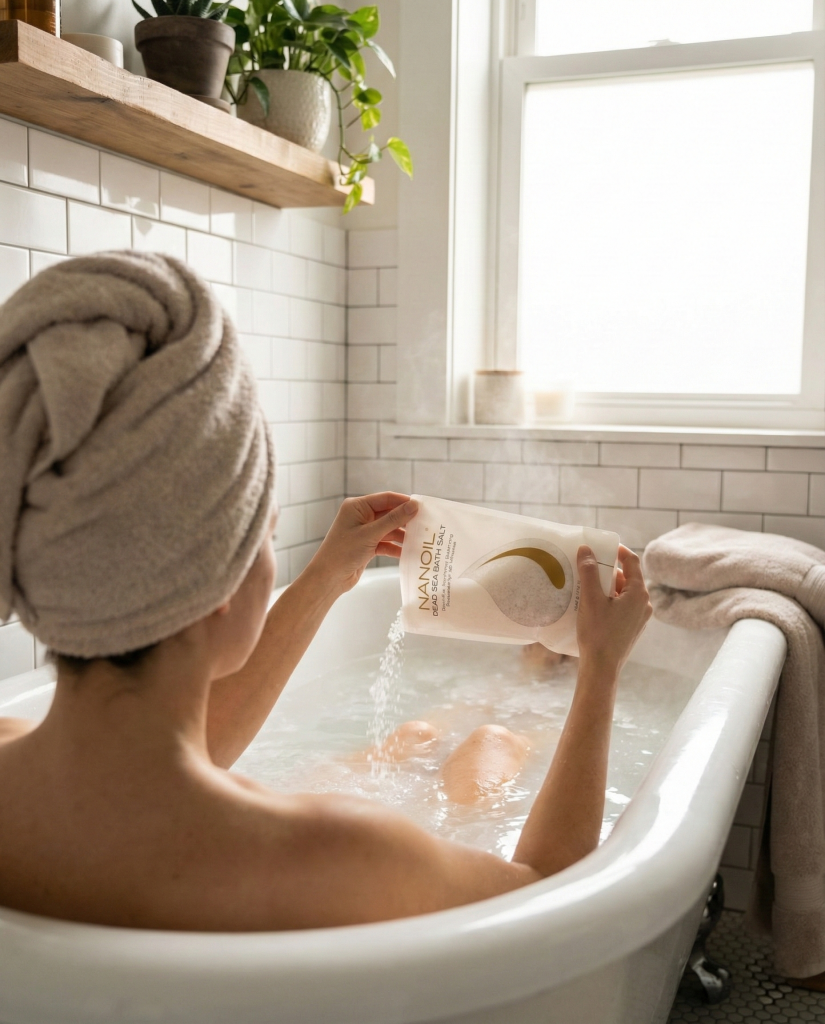 Kuolleenmeren Kylpysuola nanoil